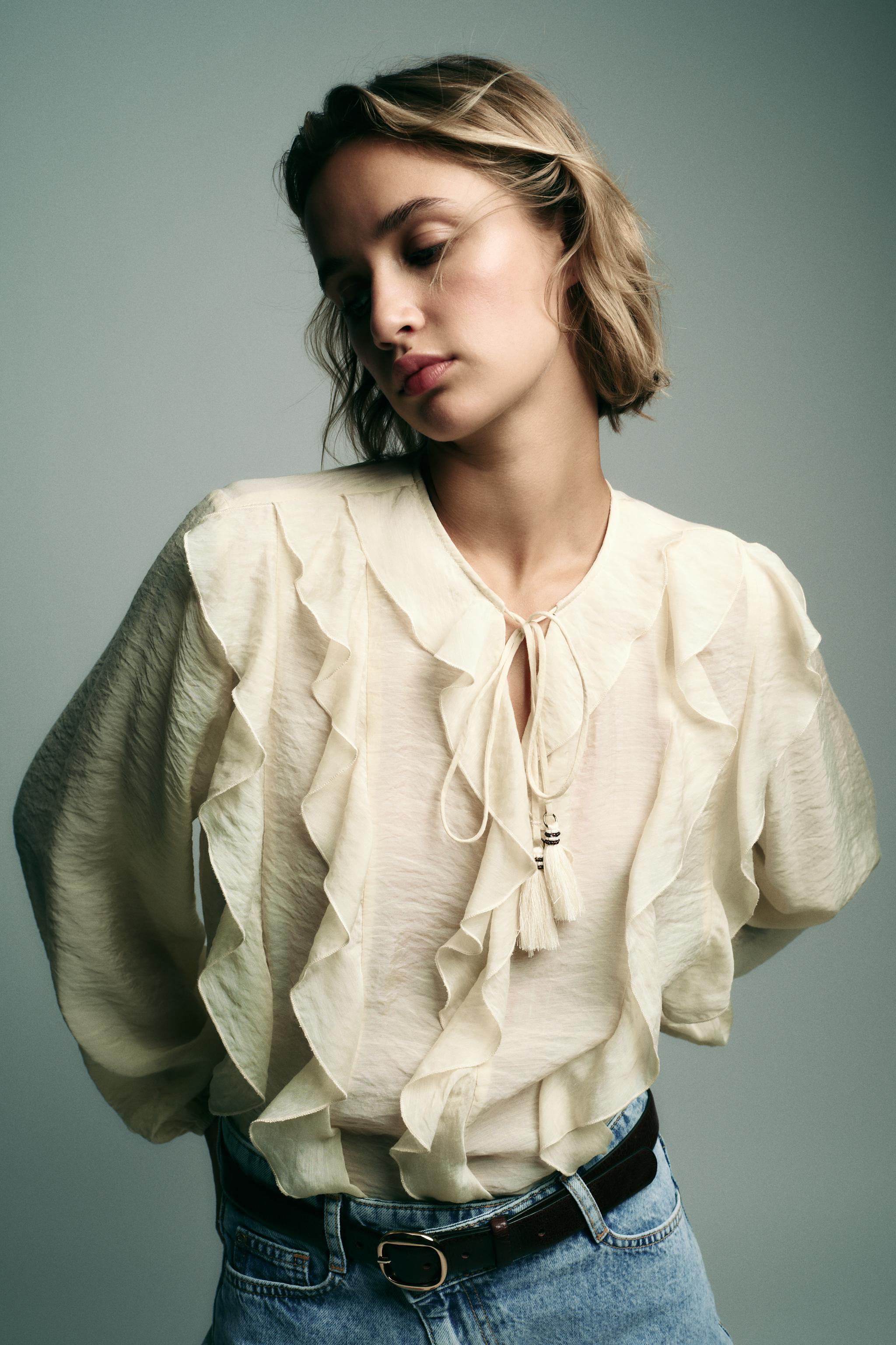 RUFFLED ROMANTIC BLOUSE